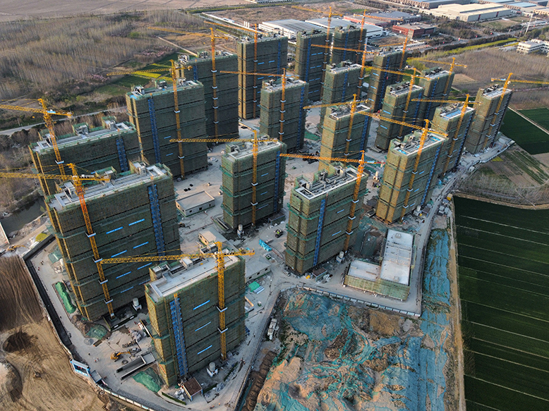 匯文院項目建設現(xiàn)場